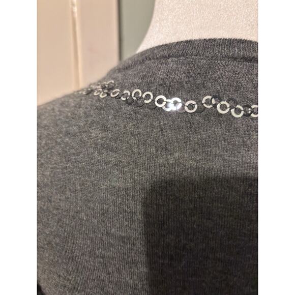 Tory Burch Cashmere Womens Sweater Size M Luxury Boho Embellished Whimsigoth - Picture 9 of 12